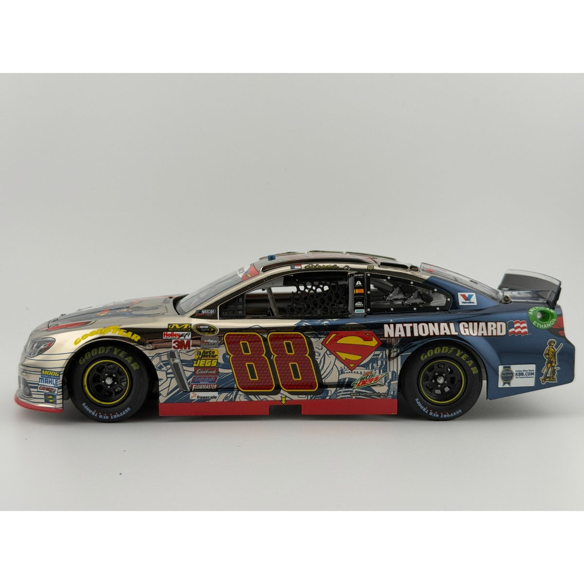 Driver Side — Dale Earnhardt Jr. #88 National Guard Superman 2014 Chevrolet SS Chrome