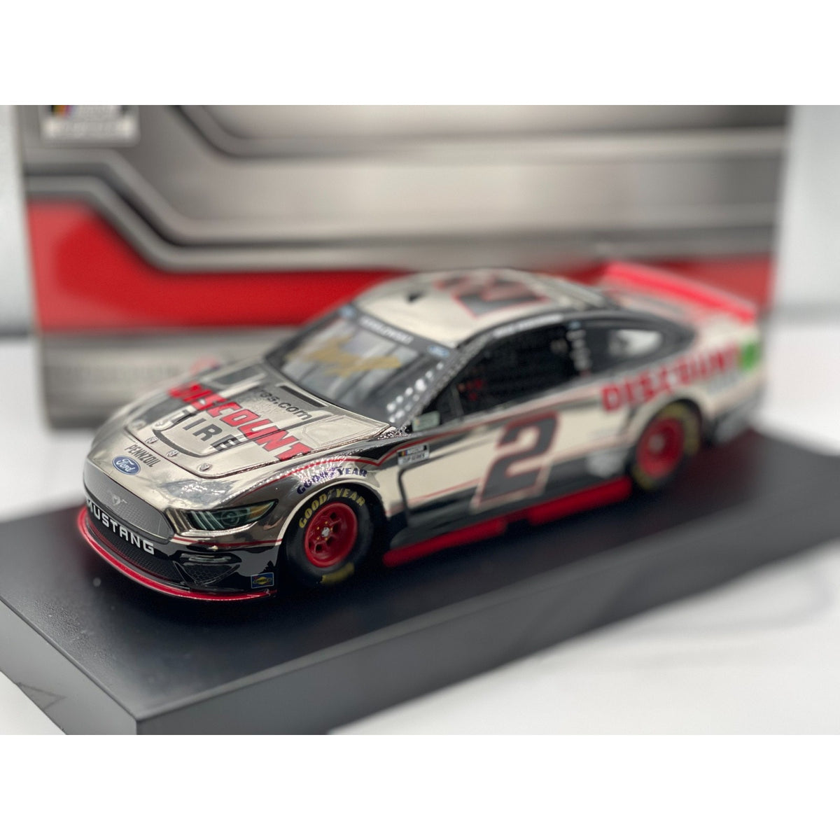 Brad Keselowski #2 Discount Tire 2021 Mustang Auto Color Chrome 1/24 1 of 72