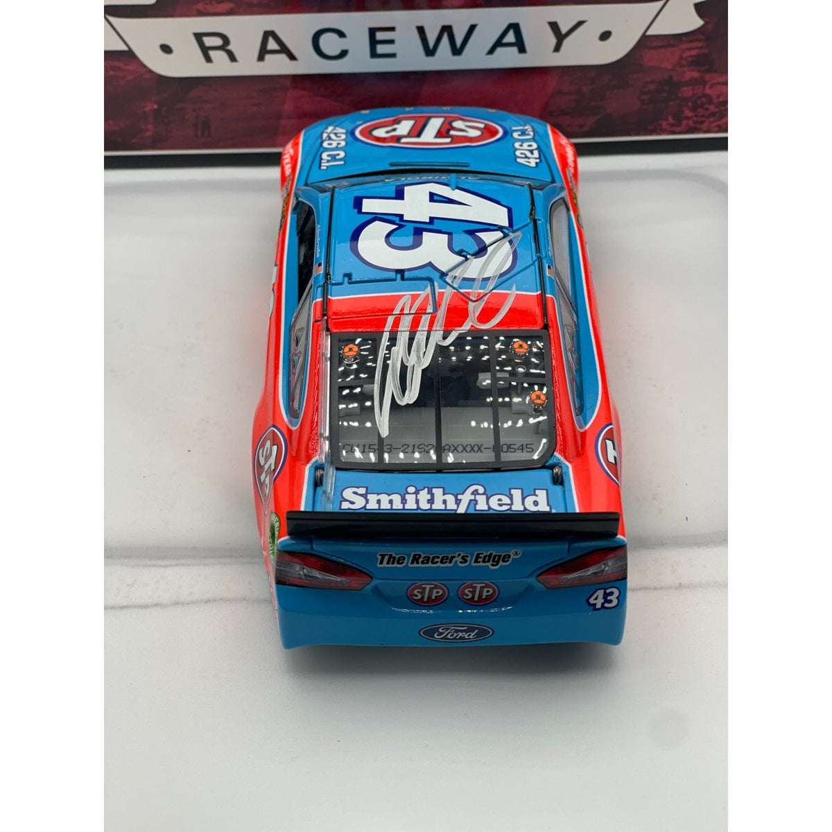 Aric Almirola #43 STP Darlington Throwback 2015 Fusion 1 of 709 Dual Auto