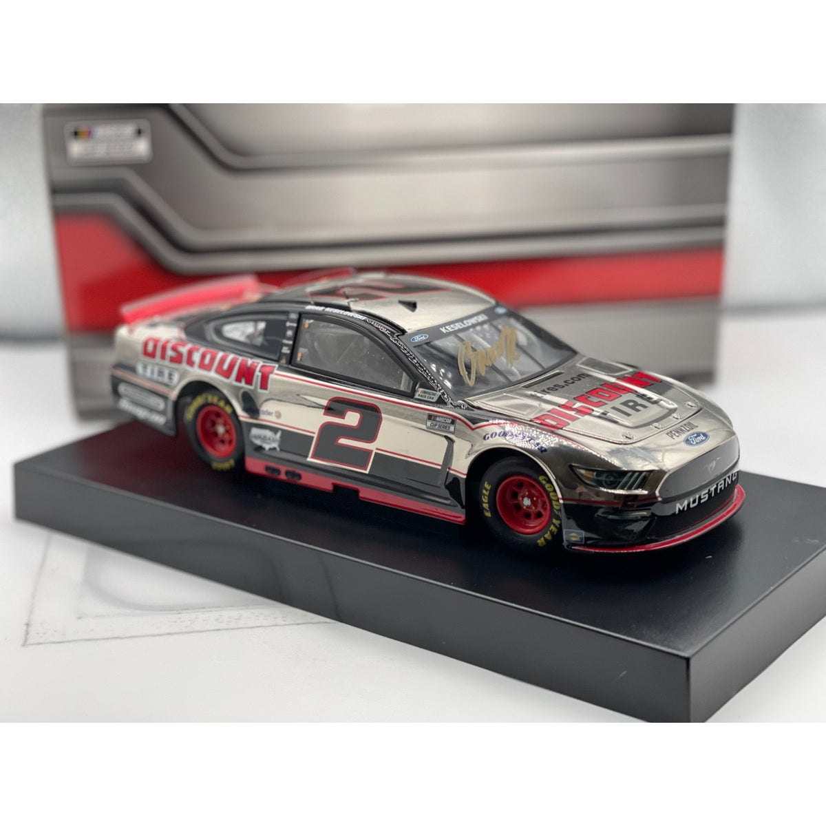Brad Keselowski #2 Discount Tire 2021 Mustang Auto Color Chrome 1/24 1 of 72