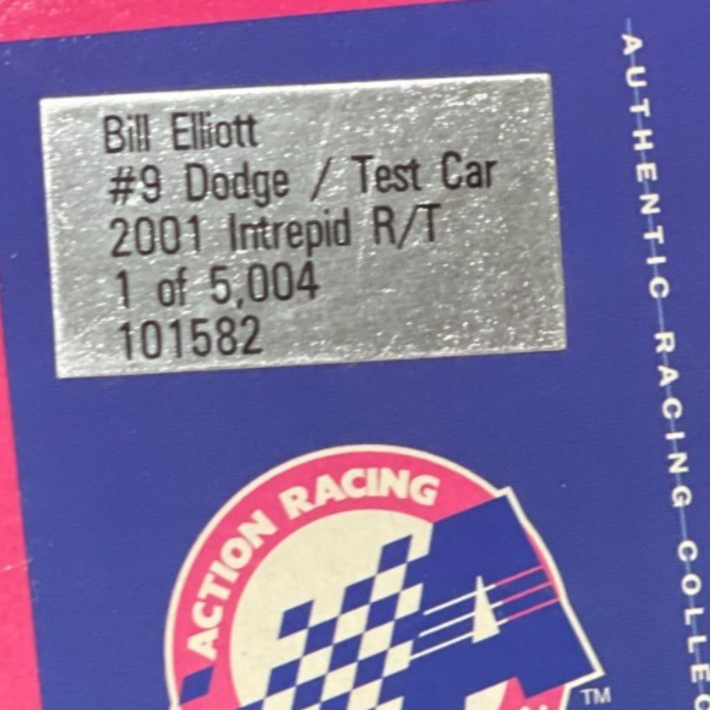 Bill Elliott #9 Dodge Test Car 2001 Intrepid RT 1 of 5004