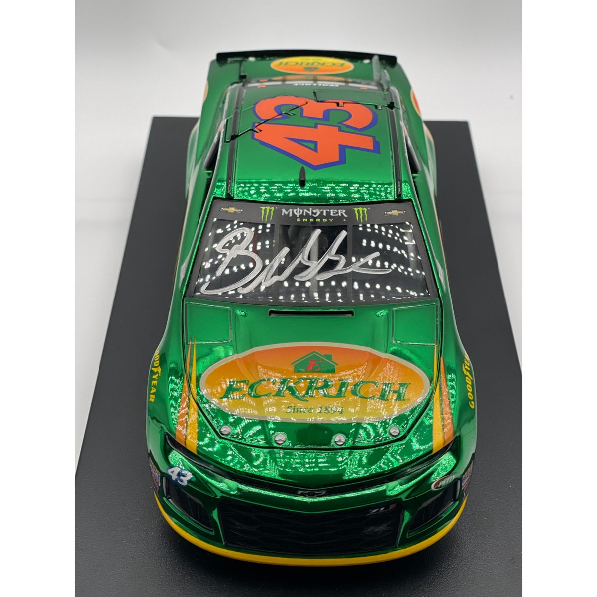 Bubba Wallace Jr #43 Eckrich 2018 Camaro ZL1 ARC Color Chrome Auto 1:24 DIN #5