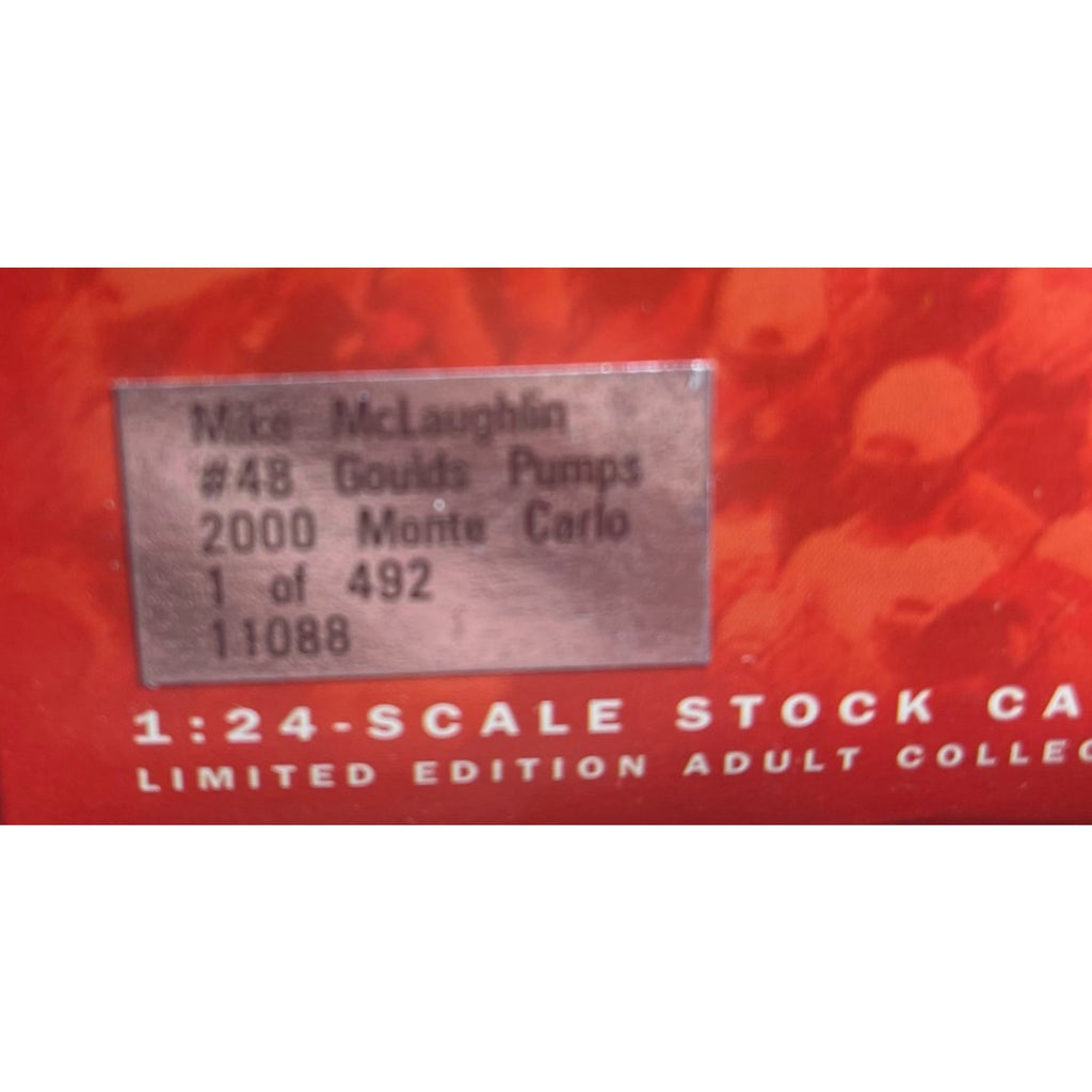 RCCA Mike McLaughlin #48 Goulds Pumps 2000 Monte Carlo 1 of 492