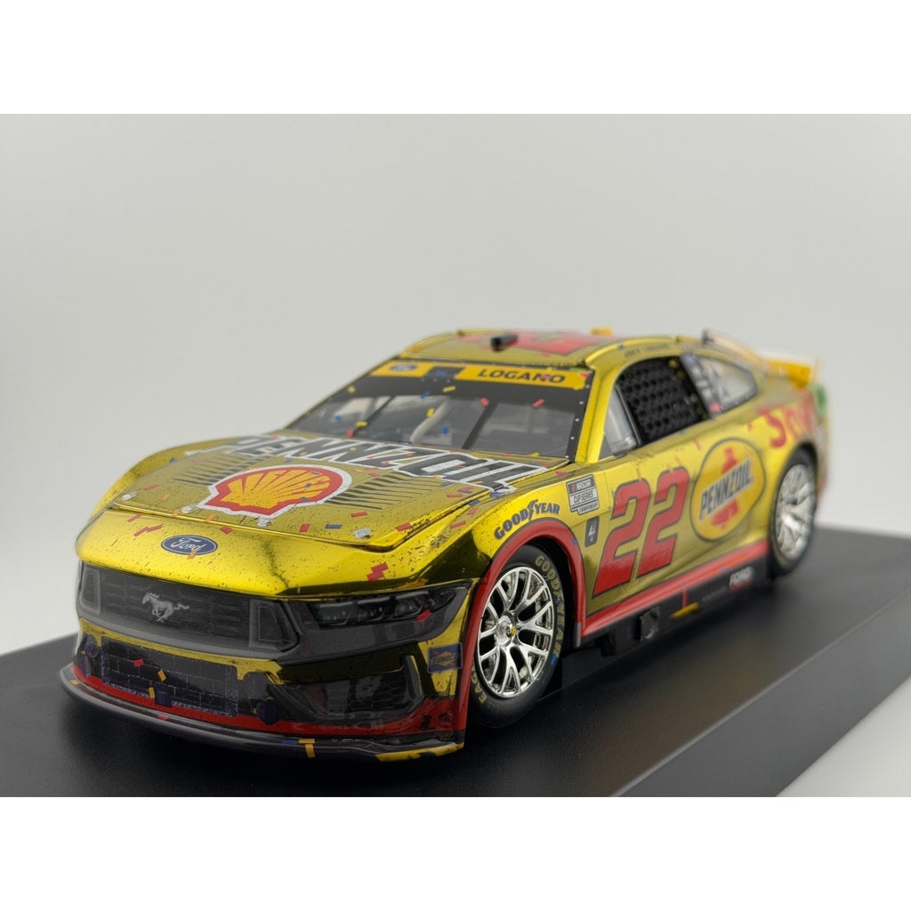 Joey Logano #22 Shell Pennzoil Phoenix Win 2024 Mustang Color Chrome 1/108 #66