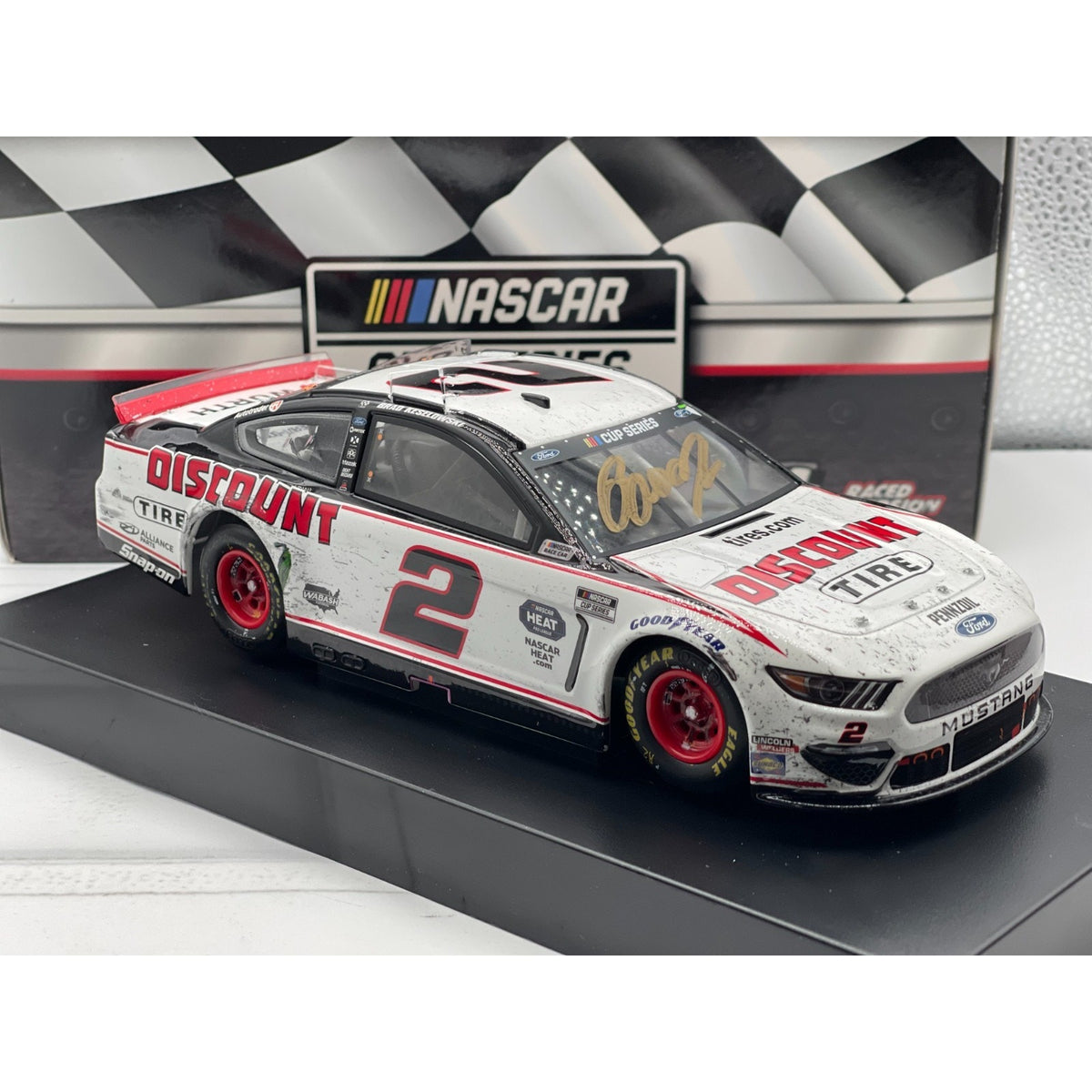 Brad Keselowski #2 Discount Tire Bristol Win 2020 Mustang Auto 1/24 1 of 72