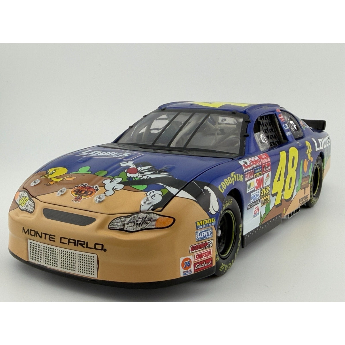 Jimmie Johnson #48 Lowe's Looney Tunes Rematch 2002 Monte Carlo 1/25212 1:24