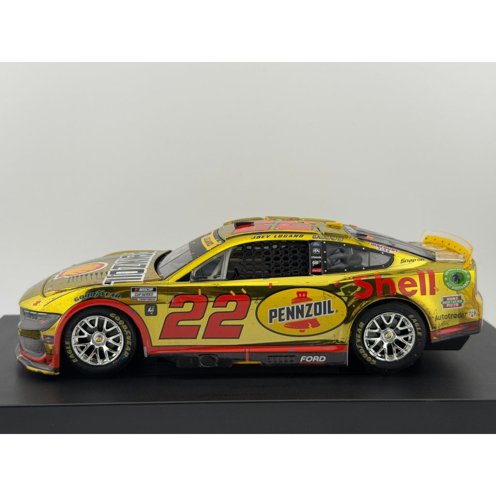 Joey Logano #22 Shell Pennzoil Phoenix Win 2024 Mustang Color Chrome 1/108 #66
