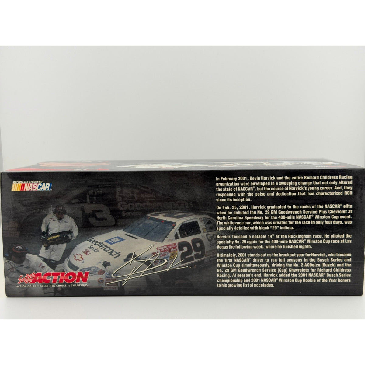Kevin Harvick #29 GM Goodwrench Black 2001 Monte Carlo Action 1/33000 1:24