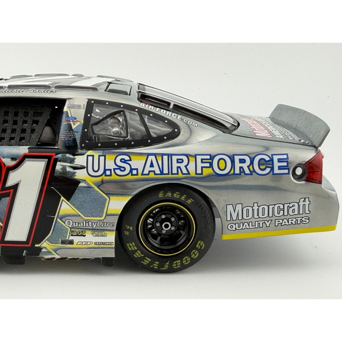 Elliott Sadler #21 Air Force 2001 Taurus Owners Steel Auto 1 of 258 DIN 198