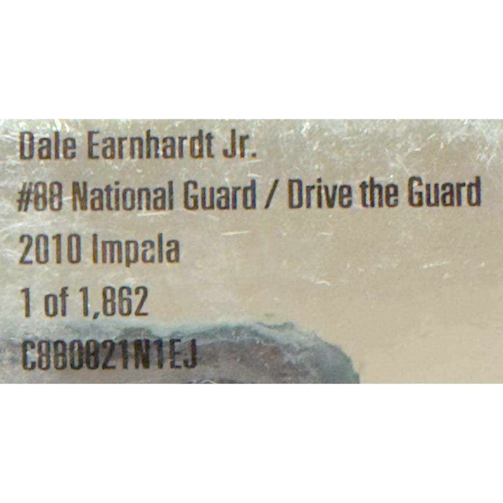 Dale Earnhardt Jr. #88 National Guard Drive the Guard 2010 Impala SS Wrong Box