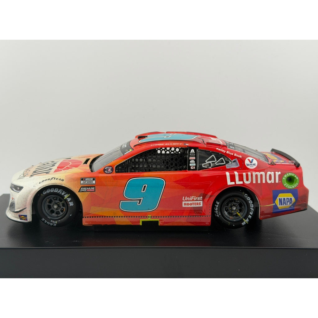 Chase Elliott #9 Llumar COTA Win 2021 Camaro Elite Liquid Color 1 of 185 DIN 154
