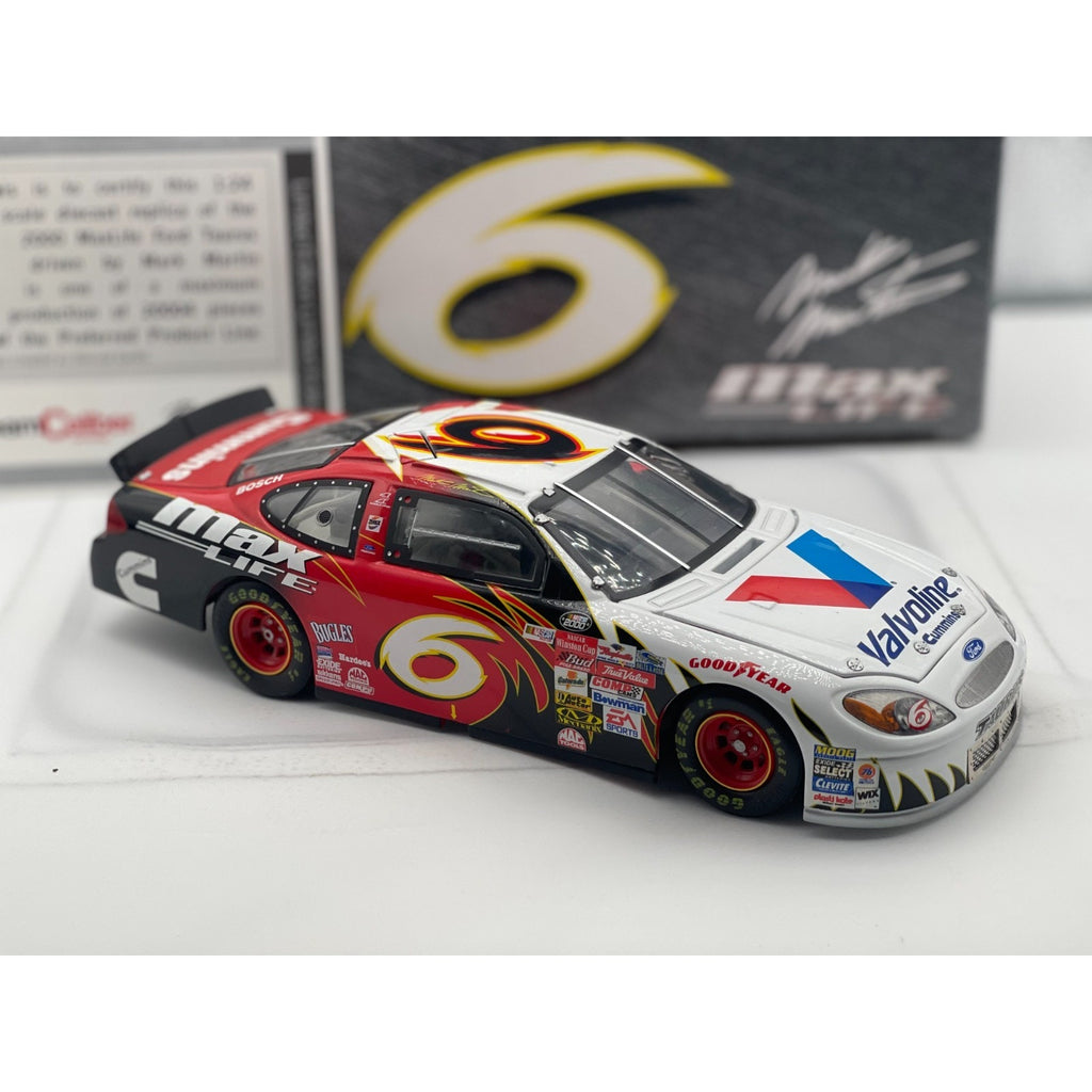 Mark Martin #6 Max Life Team Caliber Preferred 1 of 20004