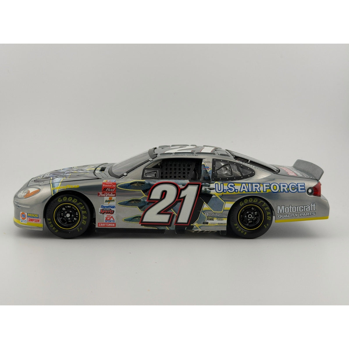 Elliott Sadler #21 Air Force 2001 Taurus Owners Steel Auto 1 of 258 DIN 198