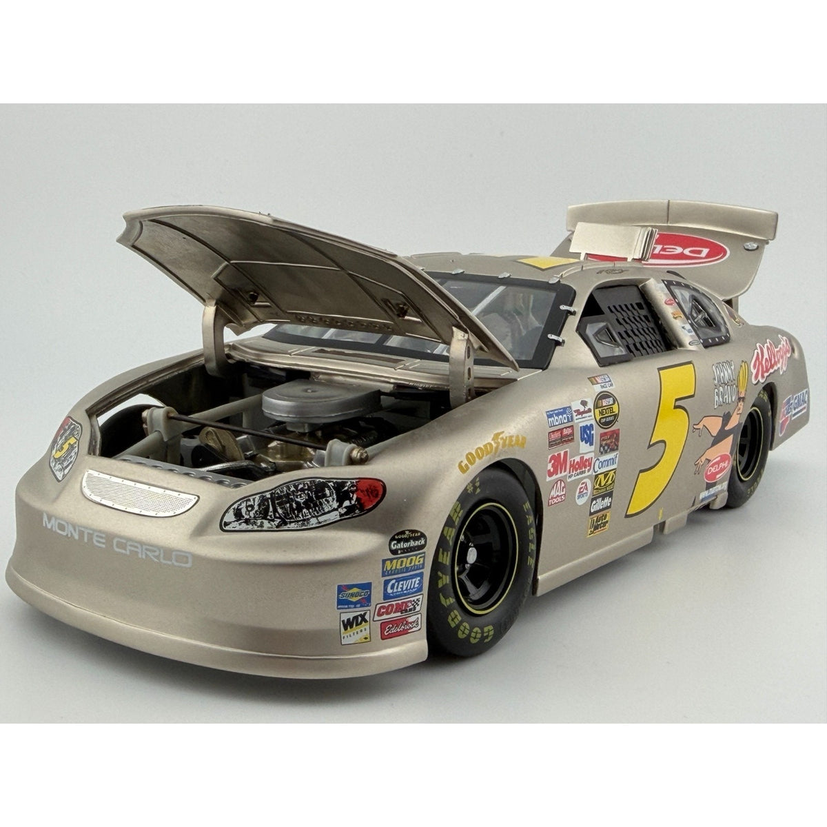 Kyle Busch #5 Johnny Bravo 2005 Team Caliber Preferred Nickel 1/180 DIN 60