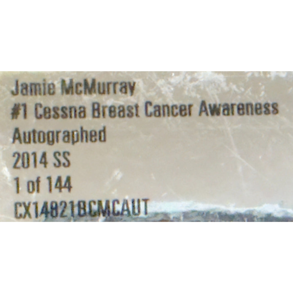 Jamie McMurray #1 Cessna Breast Cancer 2014 Chevy SS Autographed 1/144 DIN 115
