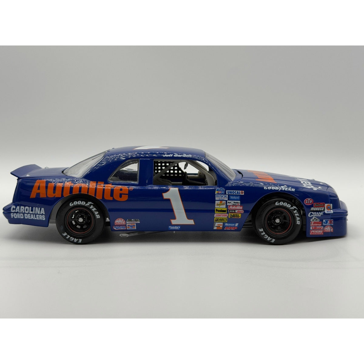 Jeff Gordon #1 Autolite 1989 Thunderbird 1/15036 NASCAR Diecast