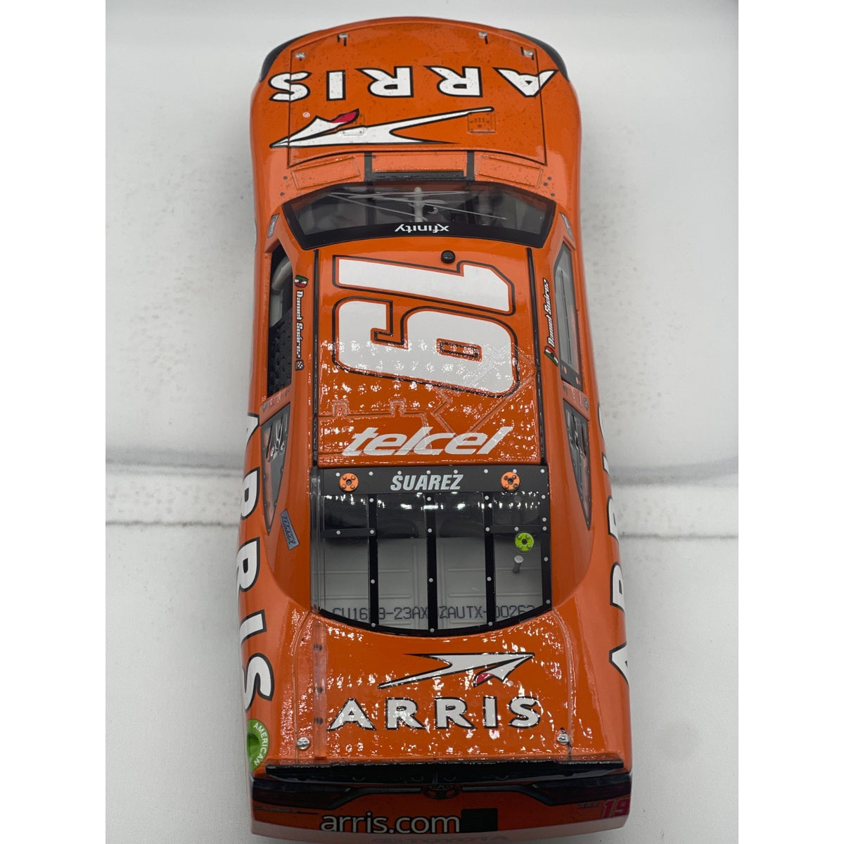 Daniel Suárez #19 ARRIS Michigan Win Autographed 2016 Camry 1 of 661