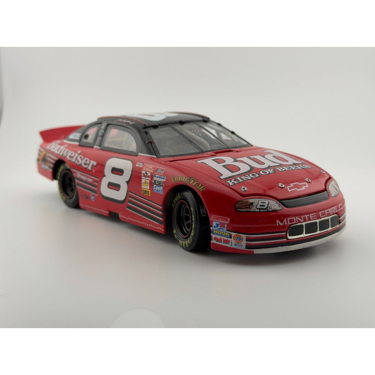 Dale Earnhardt Jr. #8 Budweiser 1999 Monte Carlo Clear Window Bank 1 of 5000