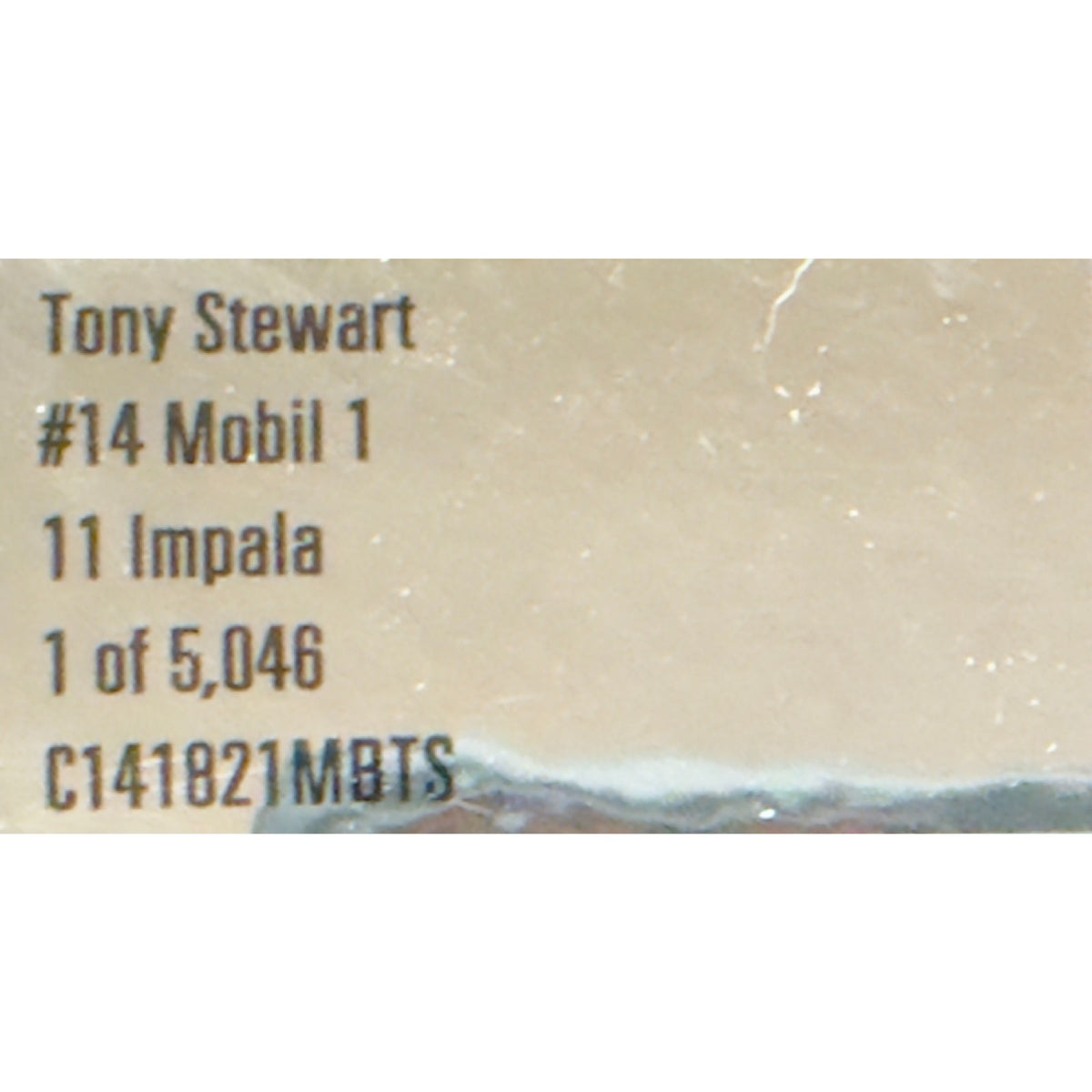 Tony Stewart #14 Mobil 1 2011 Chevrolet Impala SS 1:24 Diecast 1 of 5048