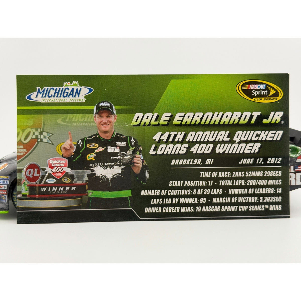 Dale Earnhardt Jr. #88 Dark Knight Michigan Win 2012 Impala ARC Raced 1:24
