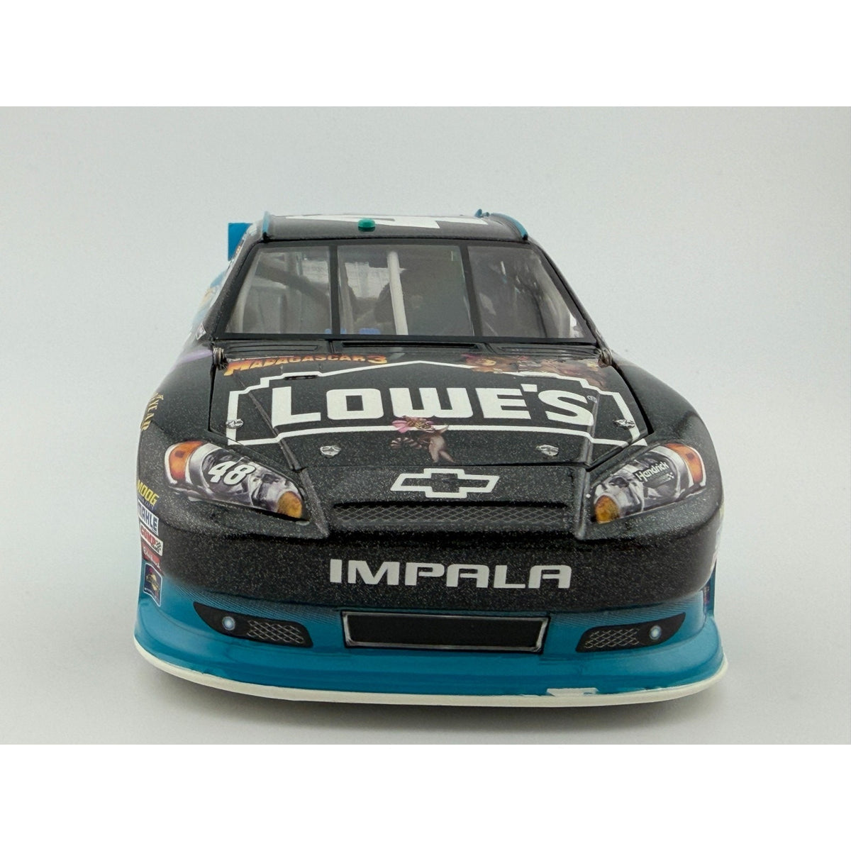 Jimmie Johnson #48 Lowe's Madagascar 3 2012 Impala Galaxy 1:24 1/248 DIN 30