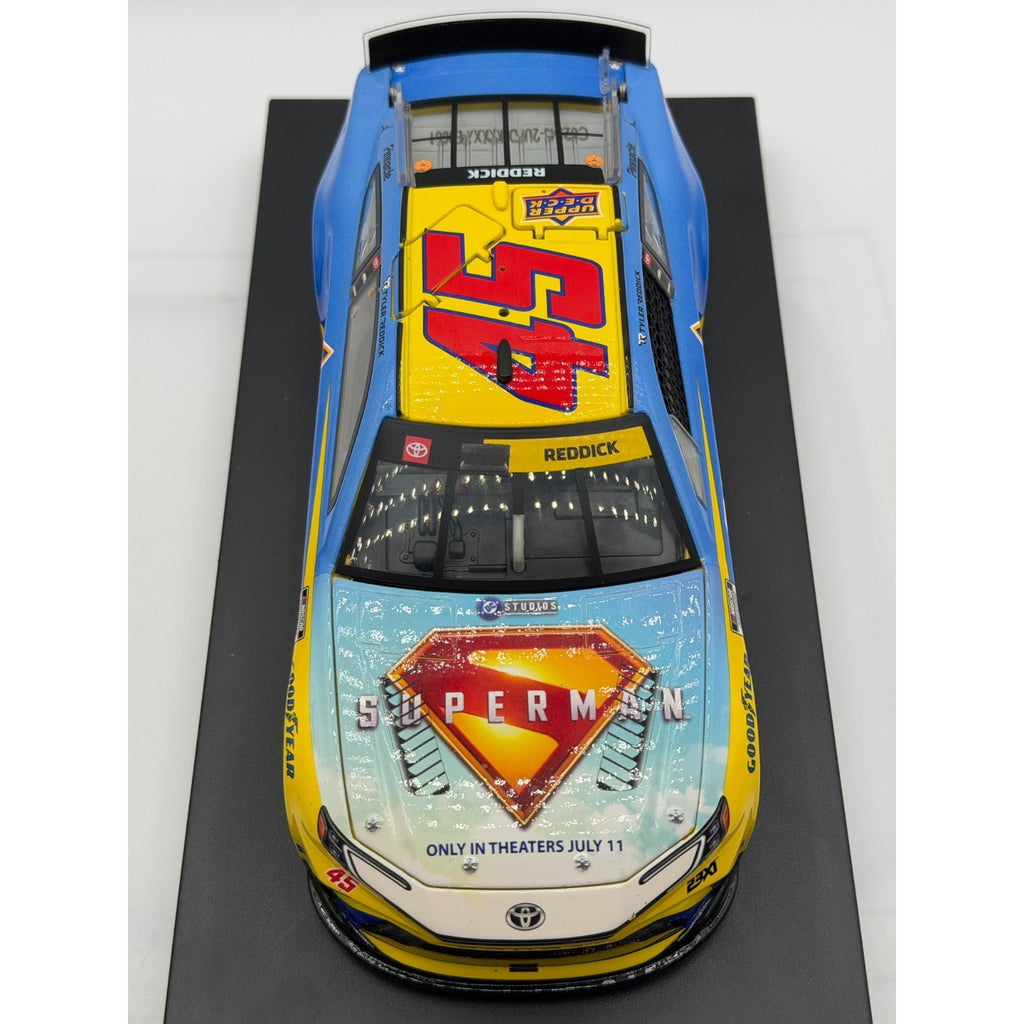 Tyler Reddick #45 Upper Deck Superman 2025 Camry Elite 1/185 DIN 81