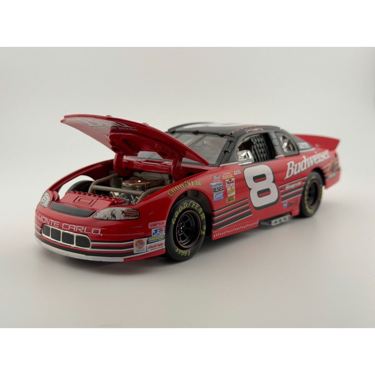 Dale Earnhardt Jr. #8 Budweiser 1999 Monte Carlo Clear Window Bank 1 of 5000