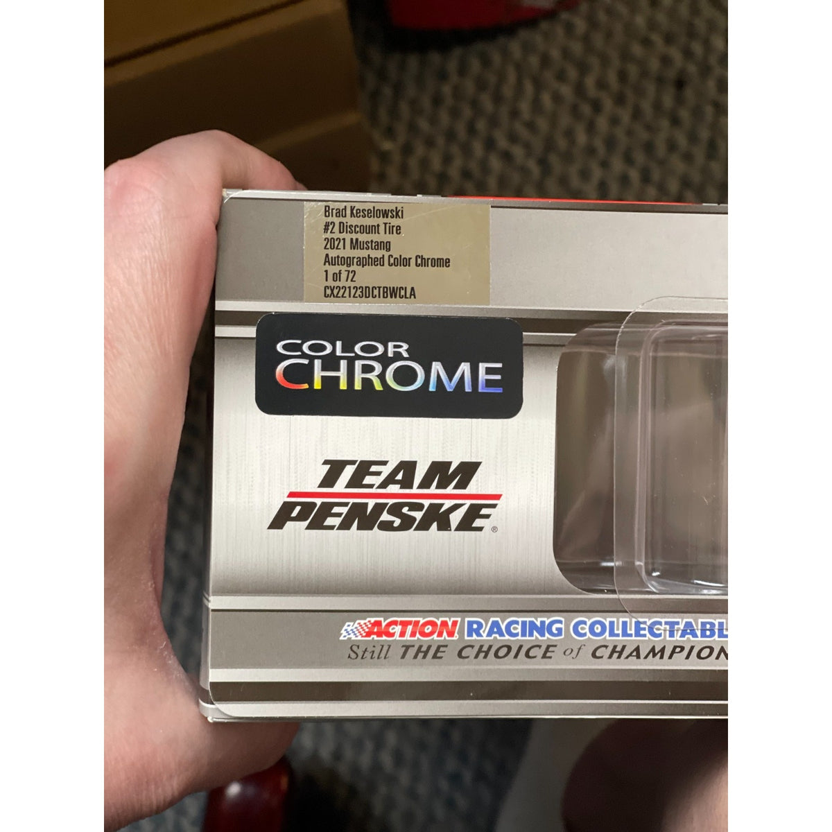 Brad Keselowski #2 Discount Tire 2021 Mustang Auto Color Chrome 1/24 1 of 72