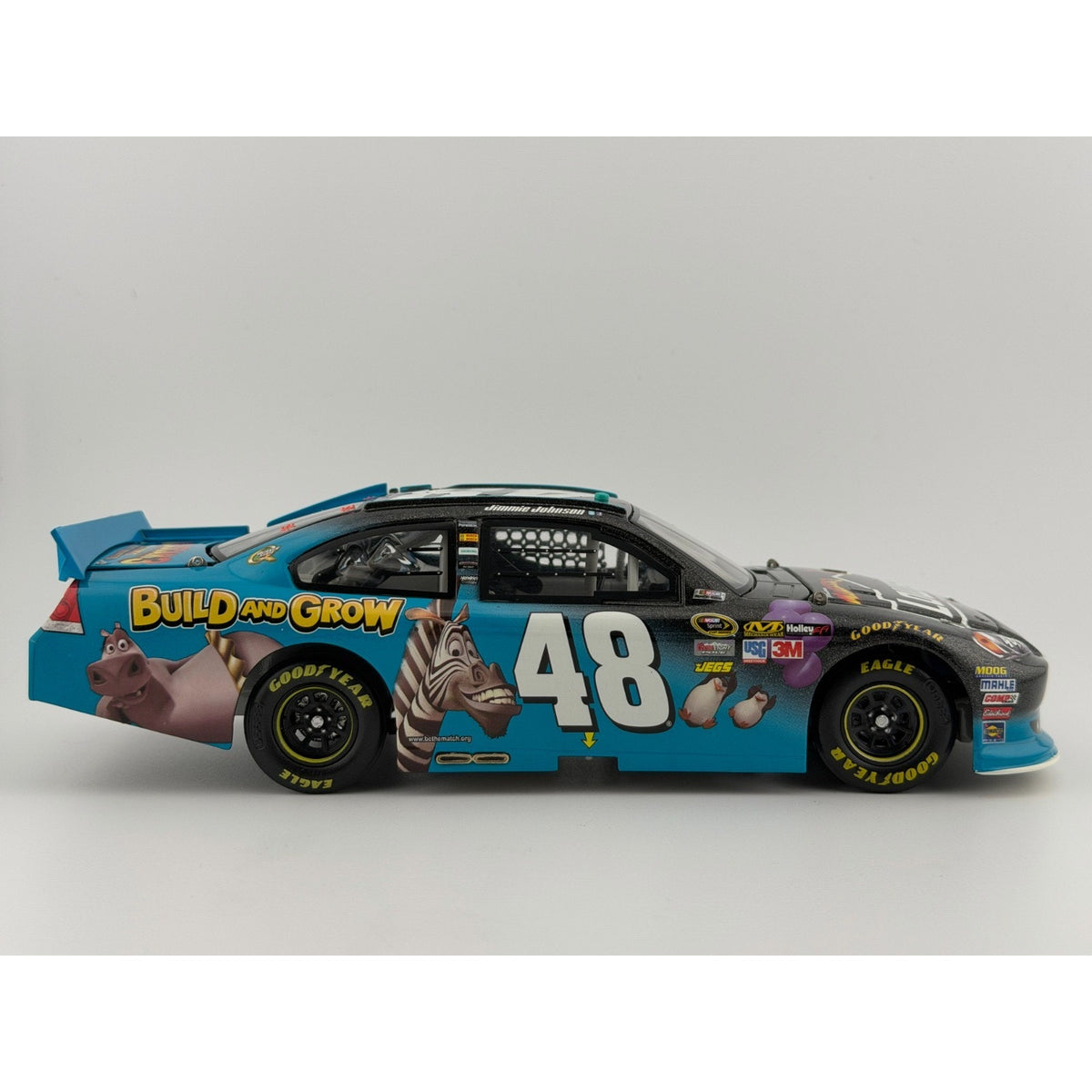 Jimmie Johnson #48 Lowe's Madagascar 3 2012 Impala Galaxy 1:24 1/248 DIN 30