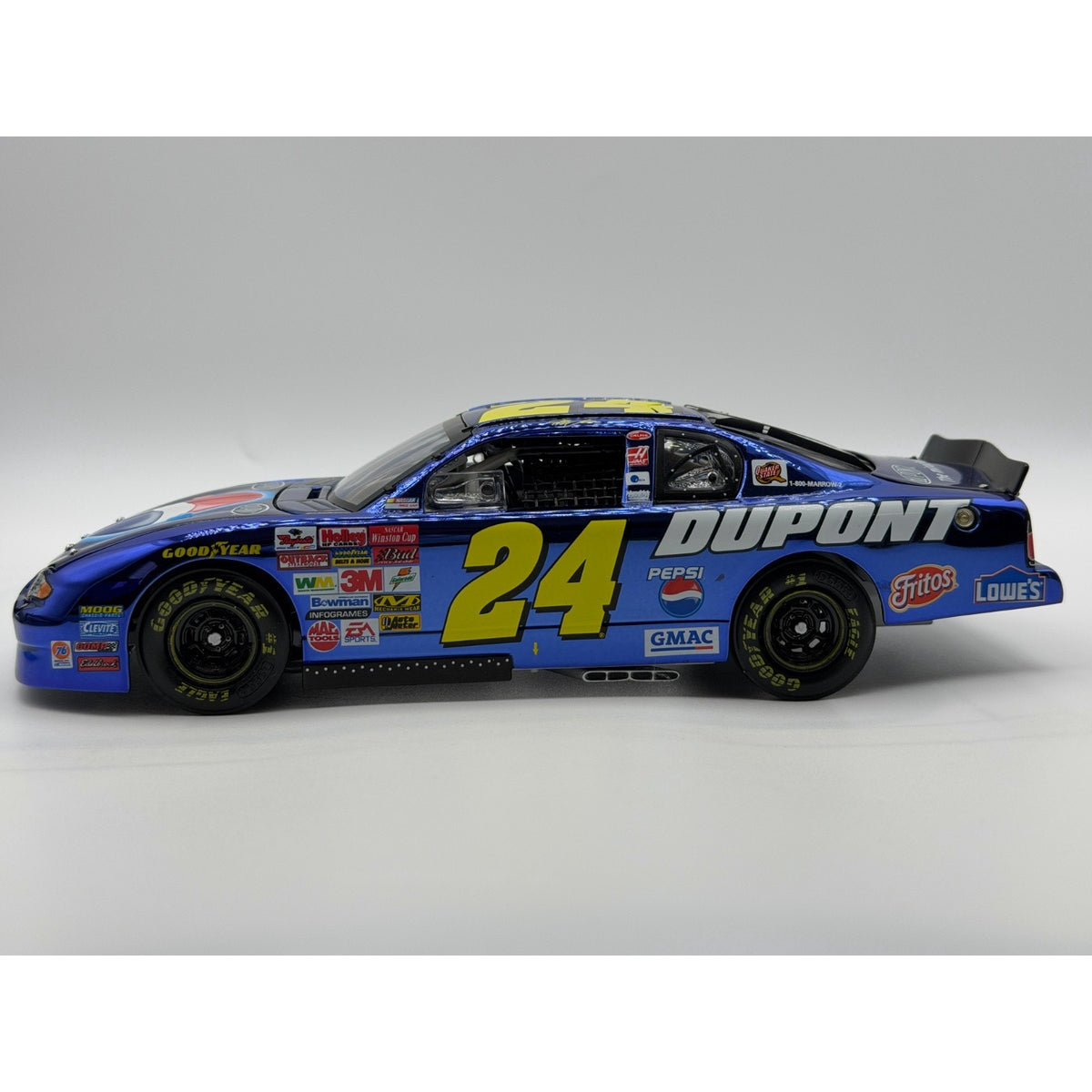 Jeff Gordon #24 DuPont Pepsi Talladega 2002 Elite Color Chrome 1/2504