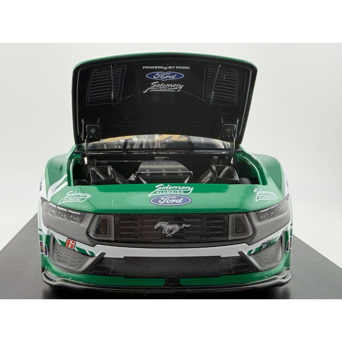 Brad Keselowski #6 Solomon Plumbing Veterans 2024 Mustang Autographed 1/144 DIN 76