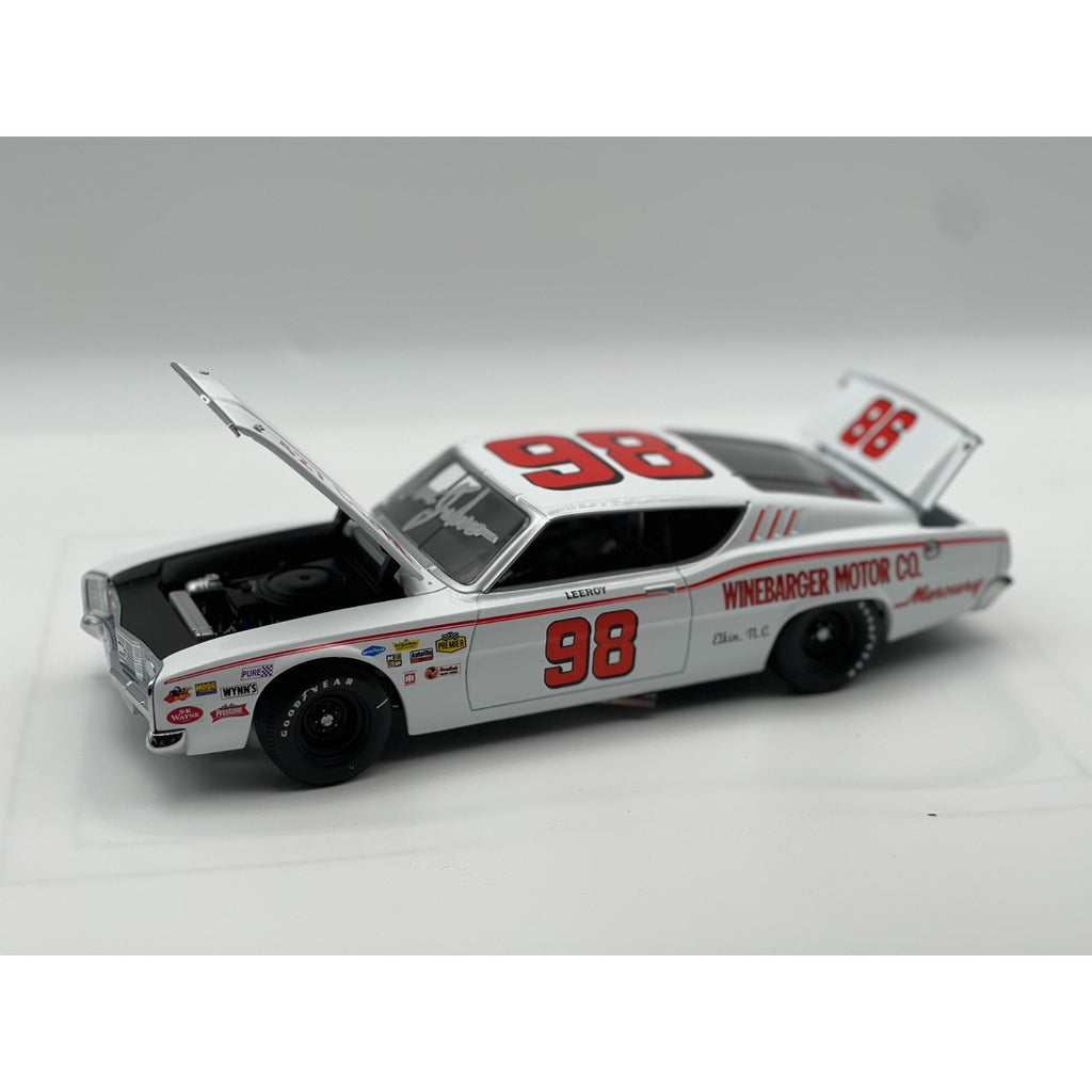 Junior Johnson Signed LeeRoy Yarbrough #98 1969 Mercury Cyclone NASCAR Legends