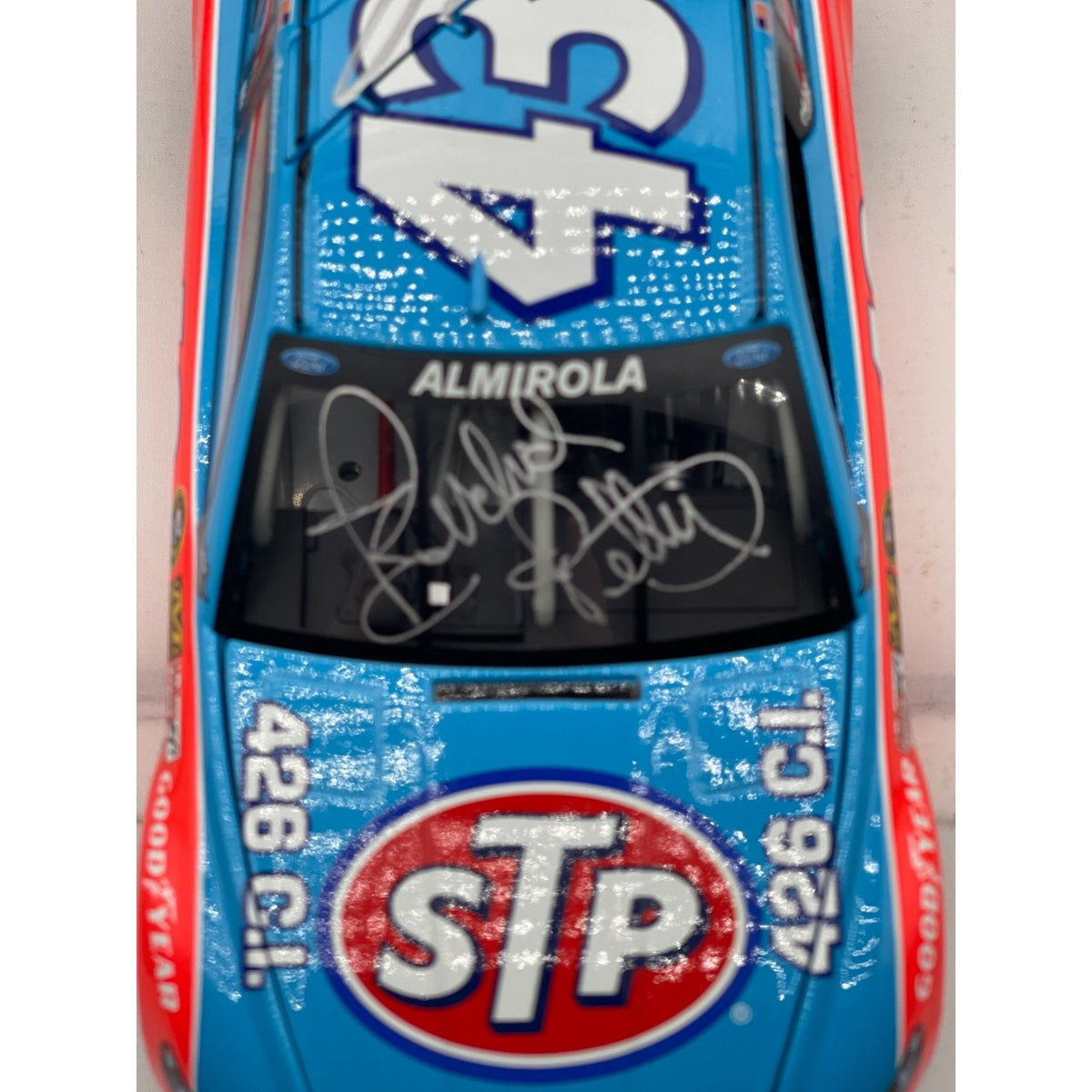 Aric Almirola #43 STP Darlington Throwback 2015 Fusion 1 of 709 Dual Auto