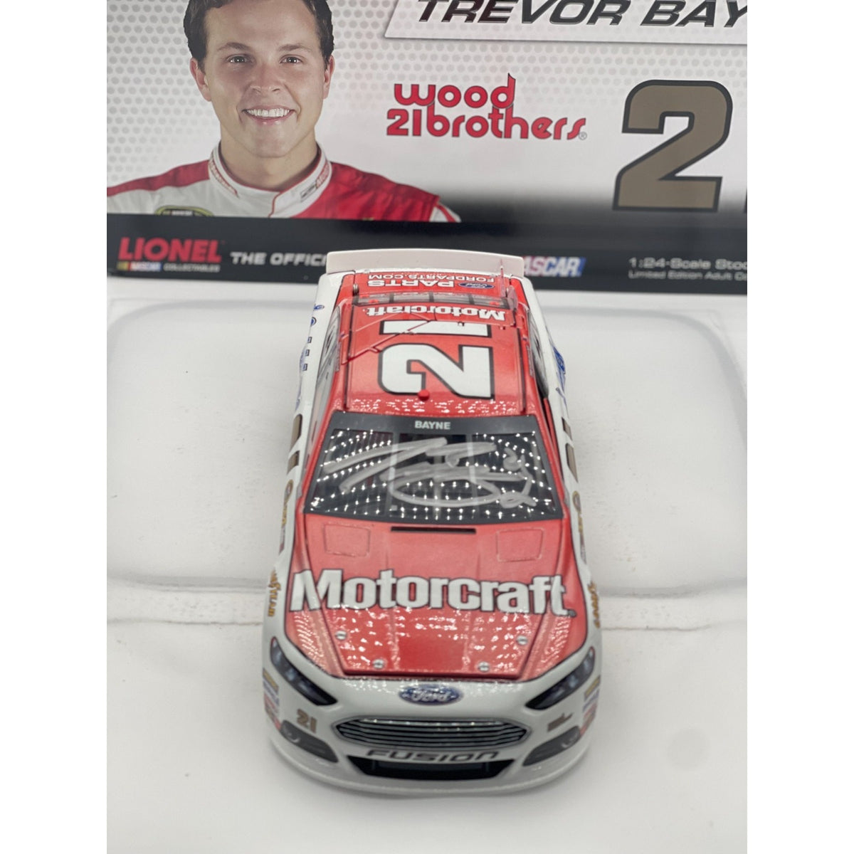 Trevor Bayne #21 Motorcraft Quicklane 2013 Fusion Auto Flashcoat Color 1 of 48