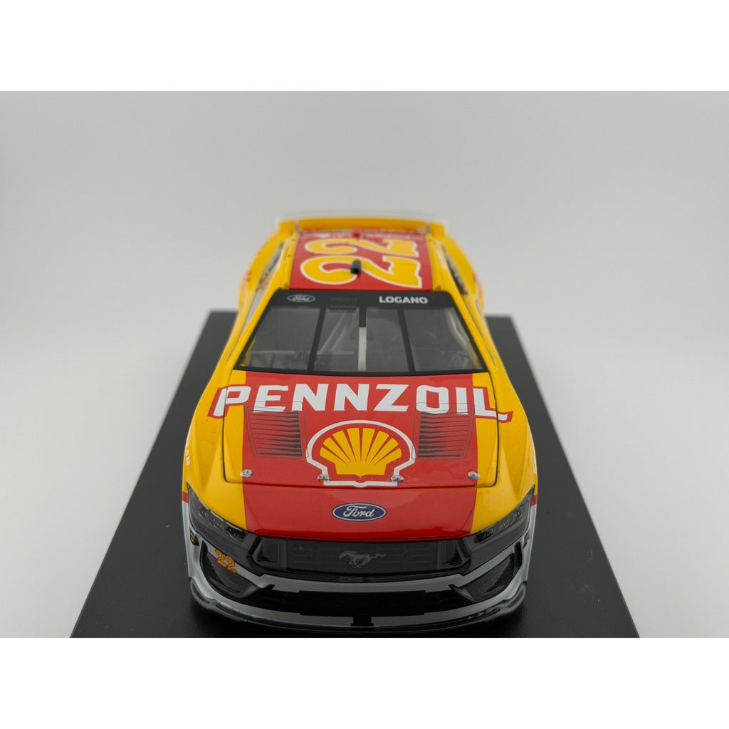 Joey Logano #22 Shell Pennzoil Throwback 2025 Mustang 1:24 1 of 504 DIN 233