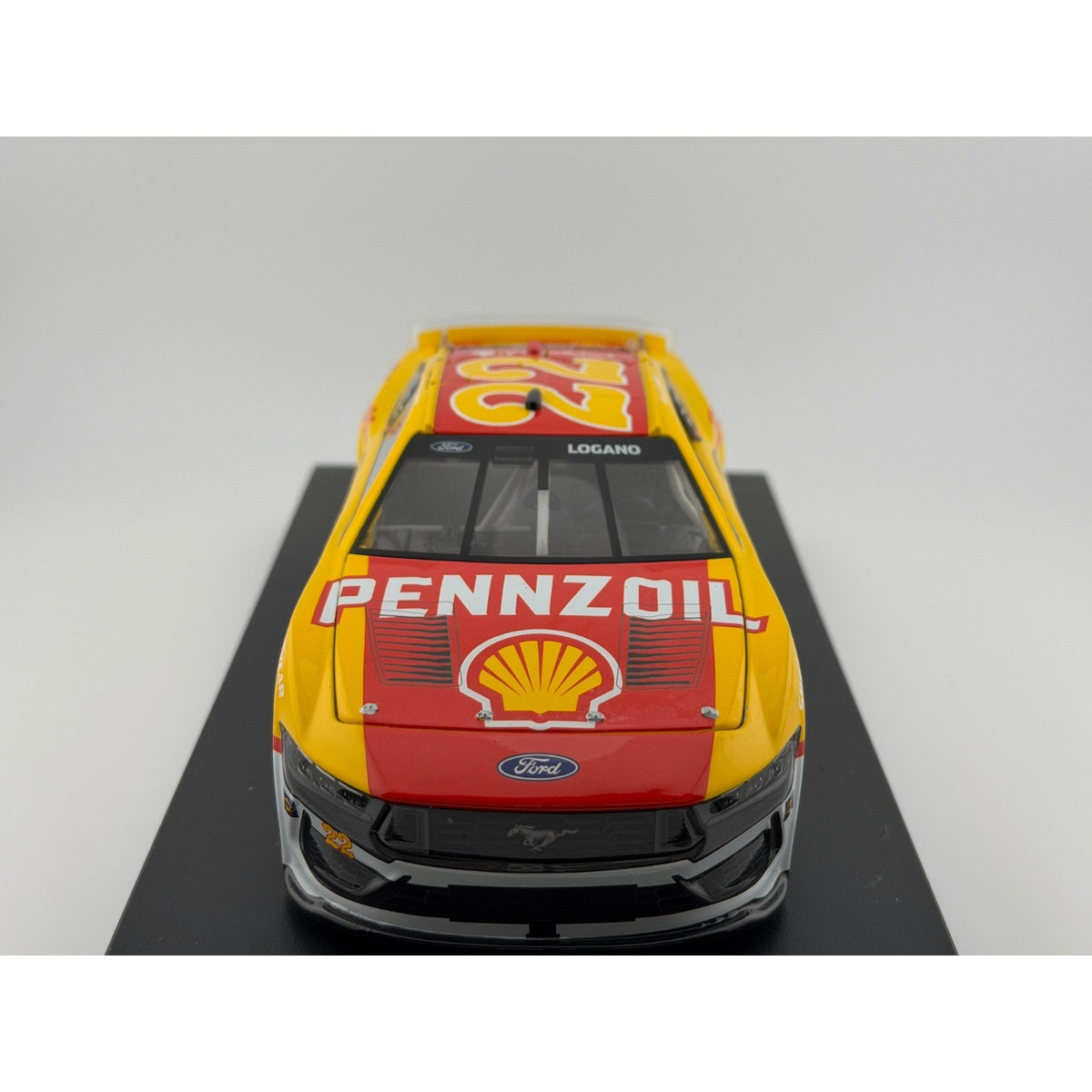 Joey Logano #22 Shell Pennzoil Throwback 2025 Mustang 1:24 1 of 504 DIN 233