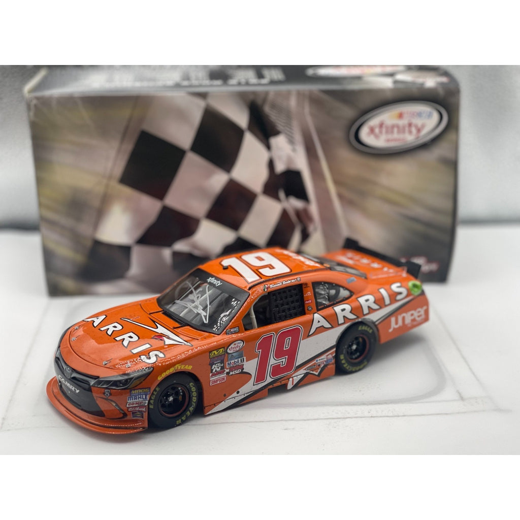 Daniel Suárez #19 ARRIS Michigan Win Autographed 2016 Camry 1 of 661
