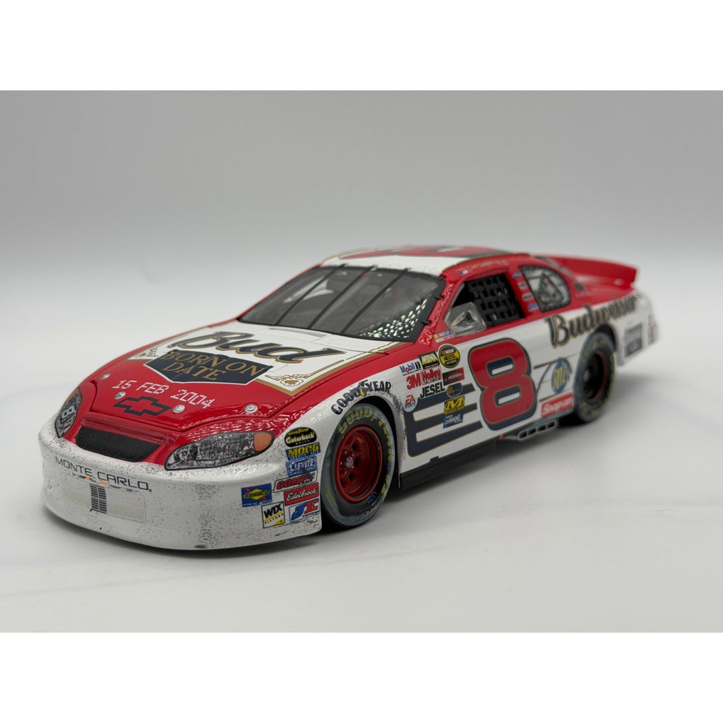 Dale Earnhardt Jr. #8 Budweiser Born on Date Daytona Win 2004 Monte Carlo Raced Version