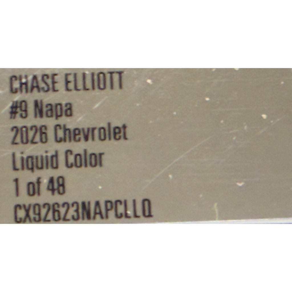 Chase Elliott #9 NAPA 2026 Chevrolet Camaro Liquid Color 1 of 48 DIN 10
