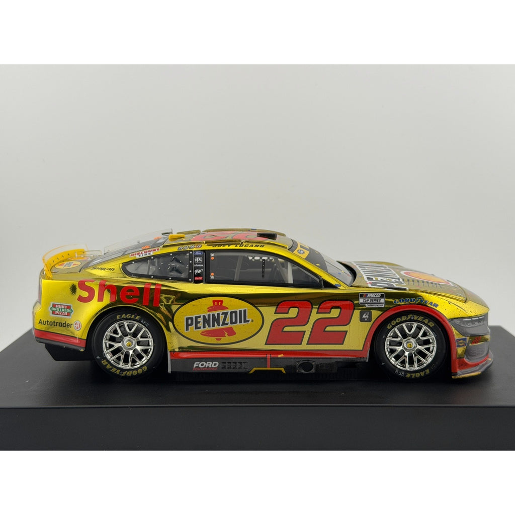 Joey Logano #22 Shell Pennzoil Phoenix Win 2024 Mustang Color Chrome 1/108 #66