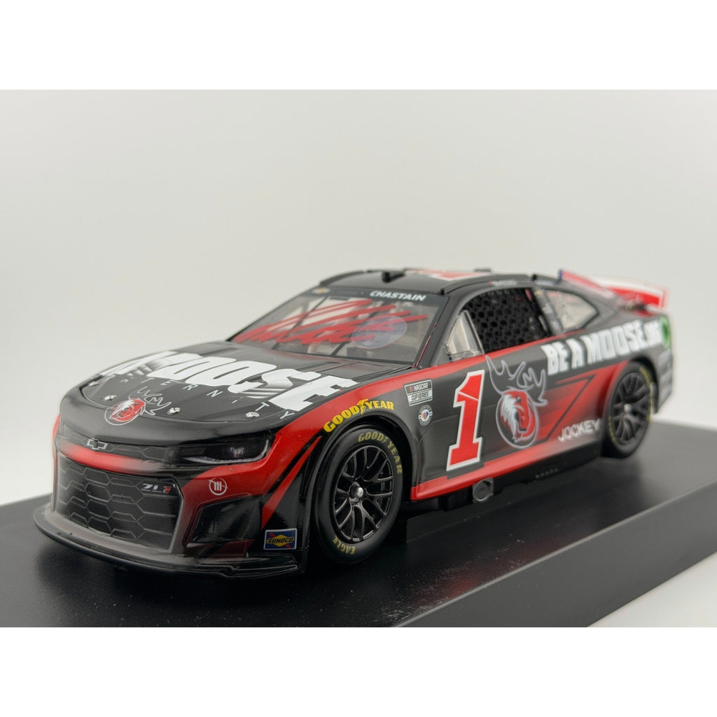 Ross Chastain #1 Moose Fraternity 2023 Camaro ZL1 ELITE 1:24 1/143 DIN 26