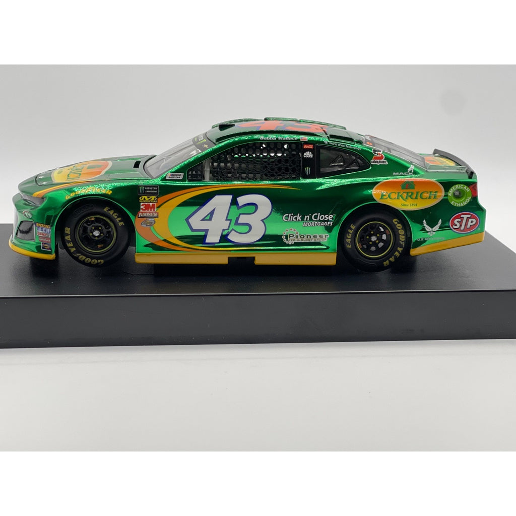 Bubba Wallace Jr #43 Eckrich 2018 Camaro ZL1 ARC Color Chrome Auto 1:24 DIN #5