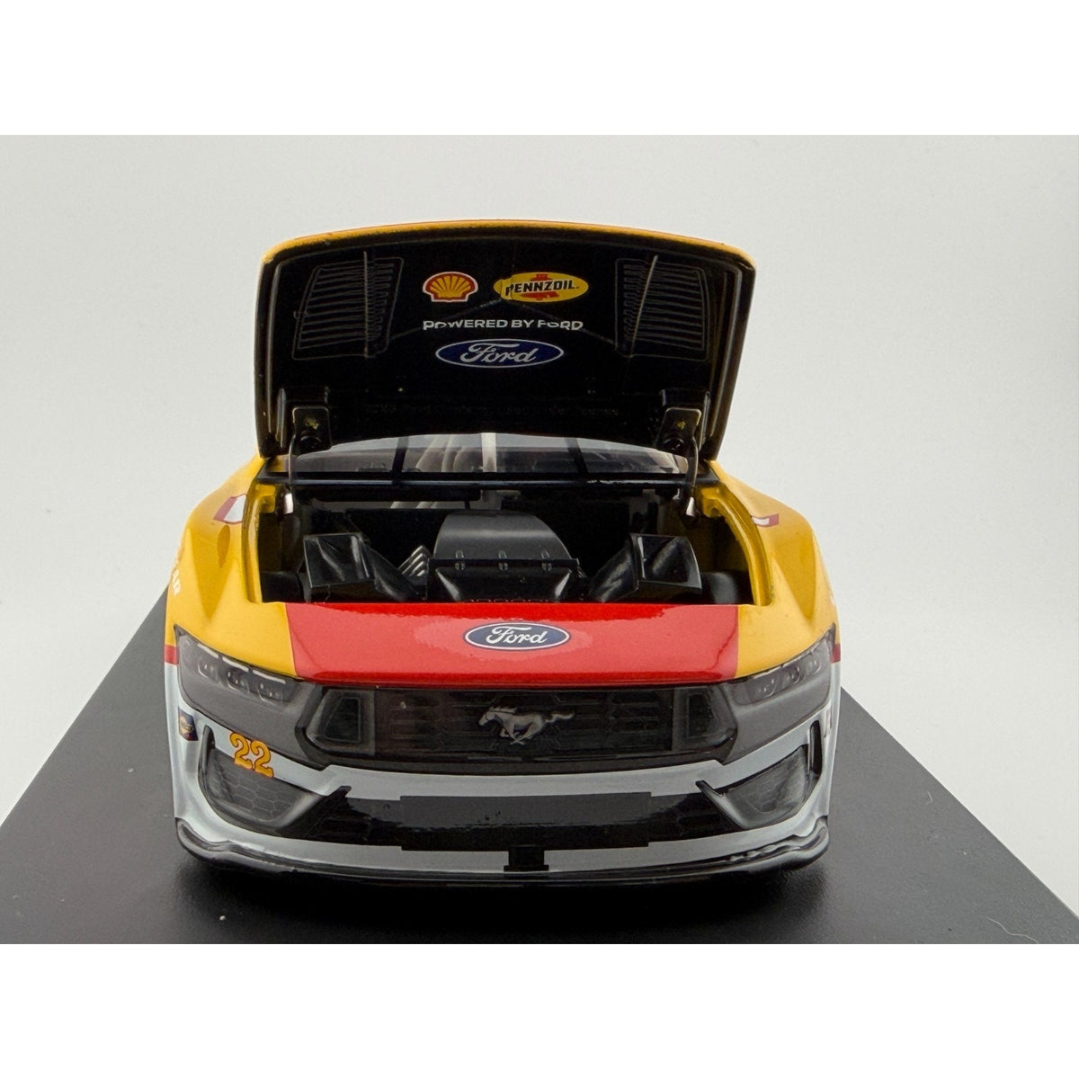 Joey Logano #22 Shell Pennzoil Throwback 2025 Mustang 1:24 1 of 504 DIN 233