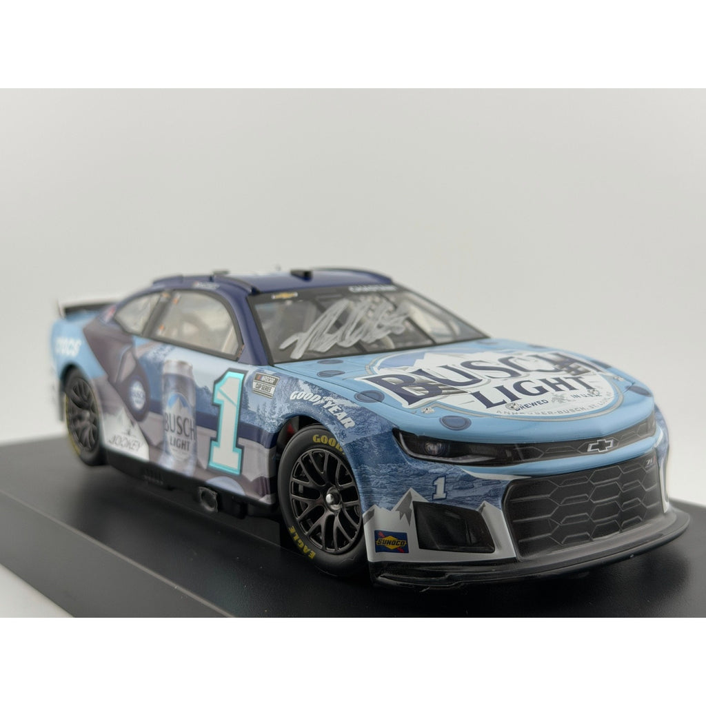 Ross Chastain #1 Busch Light Crocs 2024 Camaro Autographed 1/72 DIN 35