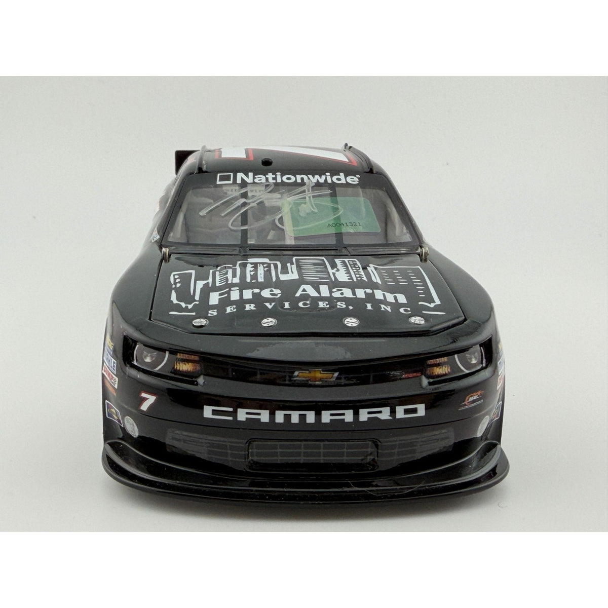 Regan Smith #7 Fire Alarm Services 2013 Camaro Autographed 1 of 824 DIN 150