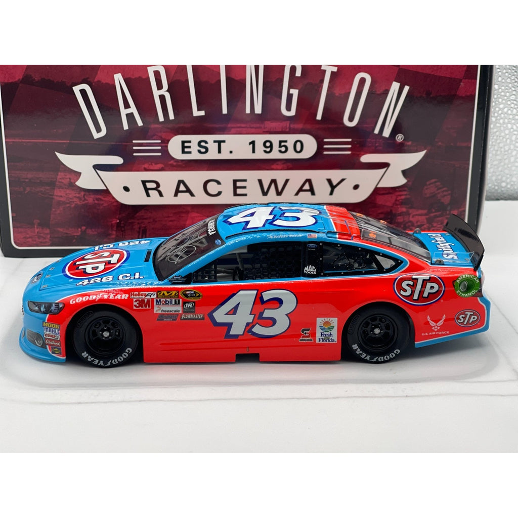 Aric Almirola #43 STP Darlington Throwback 2015 Fusion 1 of 709 Dual Auto