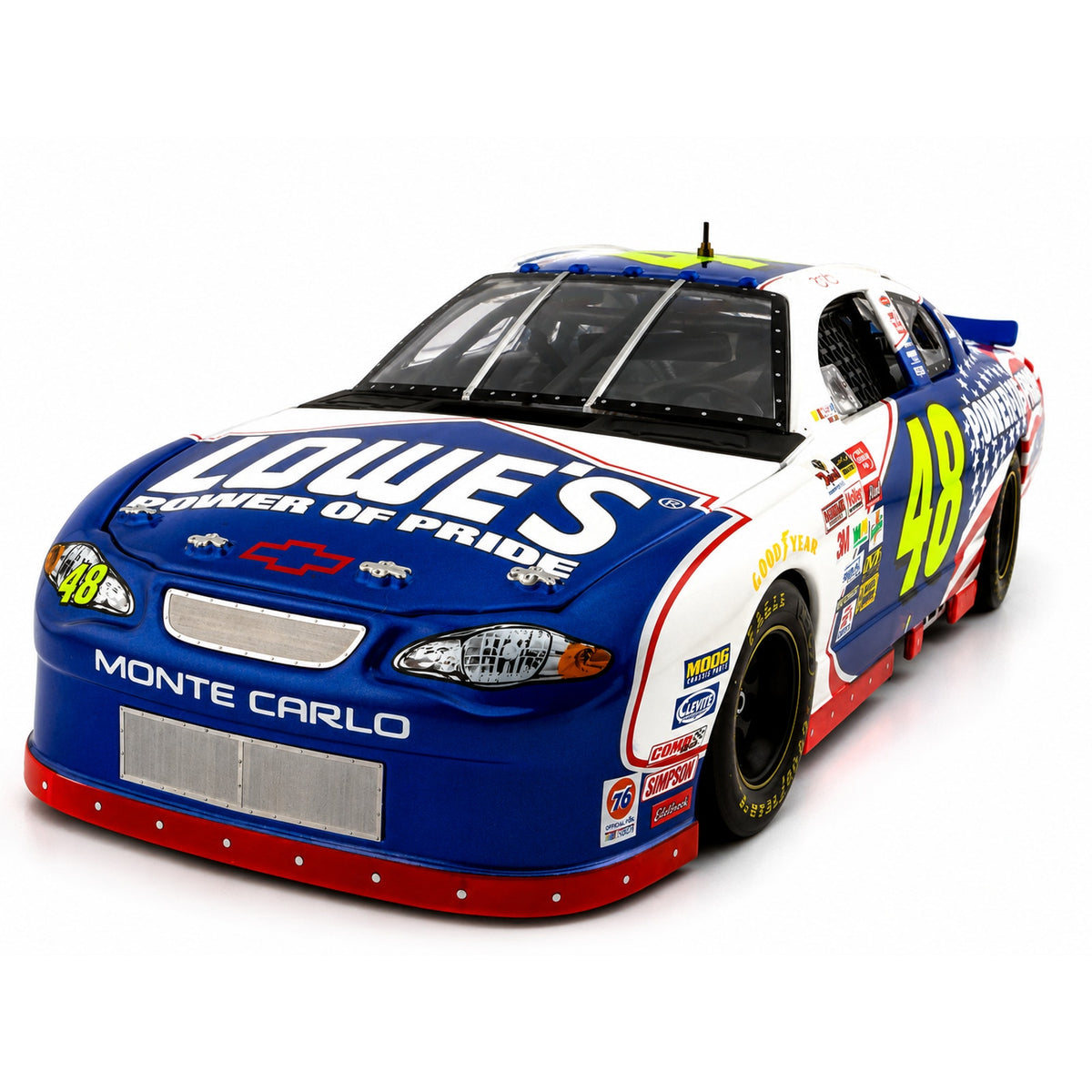 Jimmie Johnson #48 Lowe's Power of Pride 2002 Employee Owner 1/10000 DIN 7651