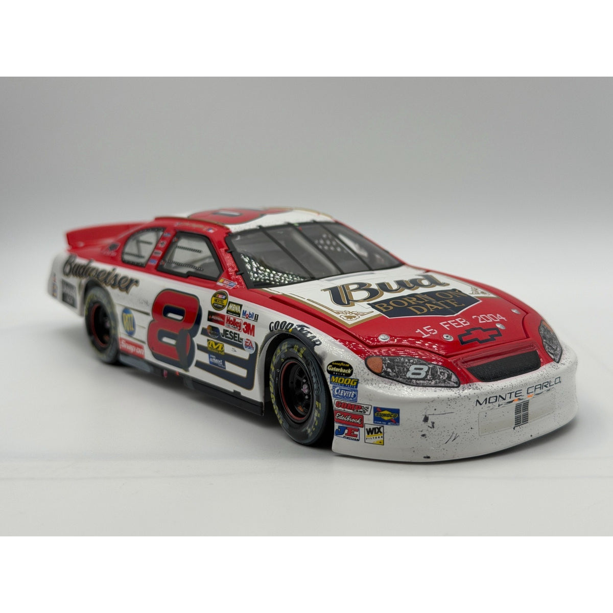 Dale Earnhardt Jr. #8 Budweiser Born on Date Daytona Win 2004 Monte Carlo Raced Version