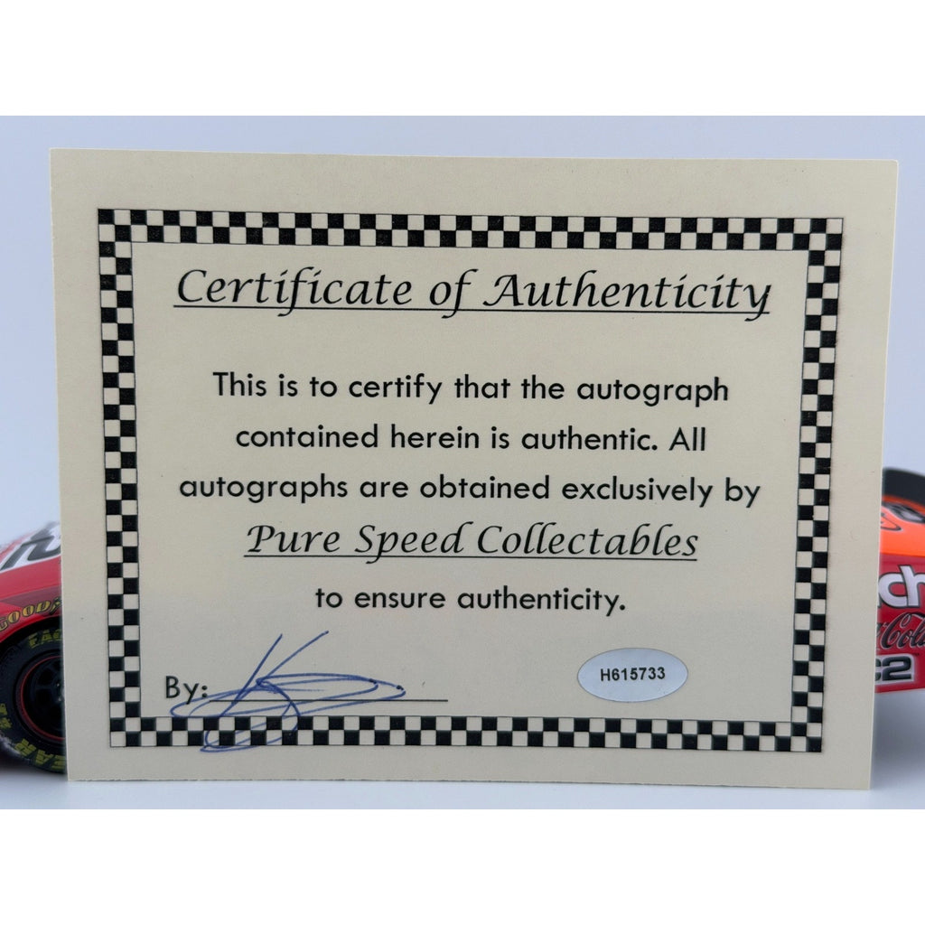 Kevin Harvick #29 GM Goodwrench Coca-Cola C2 2004 Monte Carlo Auto COA 1:24