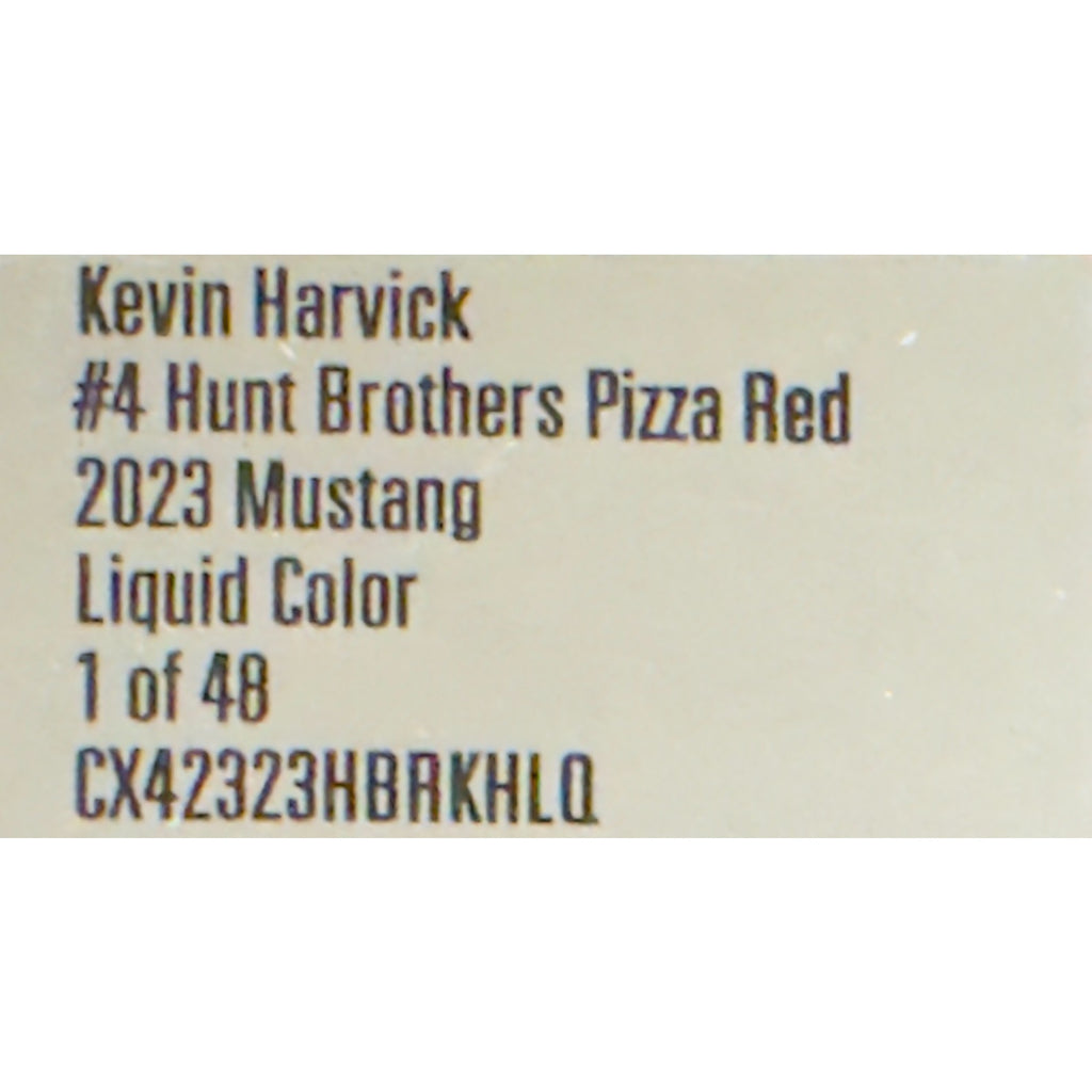 Kevin Harvick #4 Hunt Brothers Pizza Red 2023 Mustang Liquid Color 1 /48 DIN 36